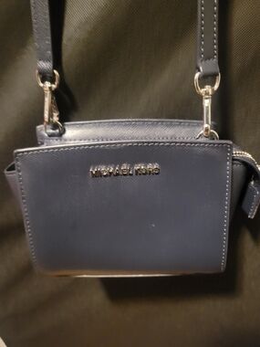 Michael Kors Dark Navy Saffiano Crossbody Bag